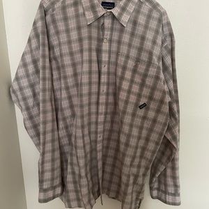 Patagonia Red and Gray button down